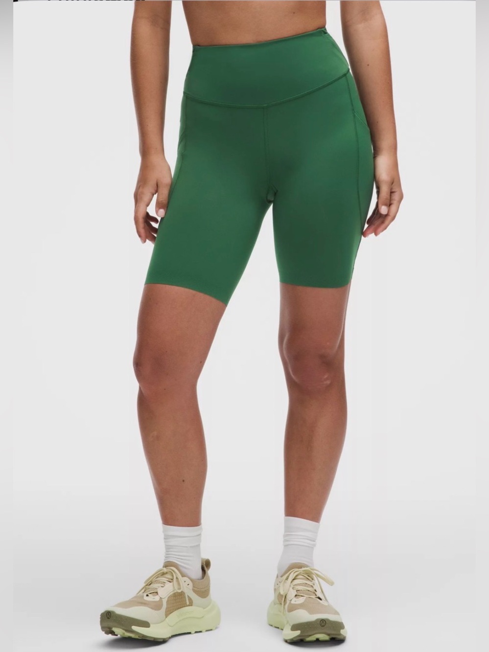 Lululemon Green Biker Shorts